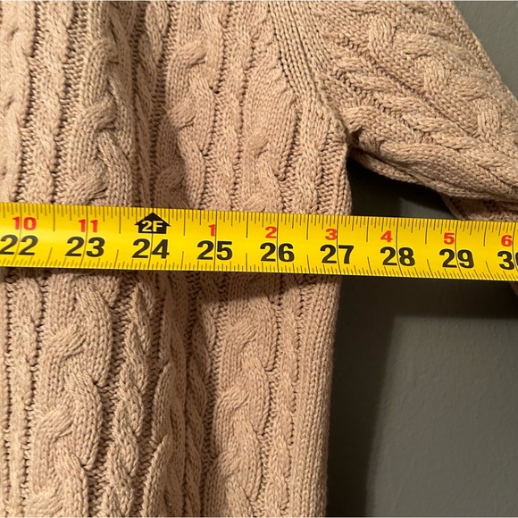 NWT Anne Klein Latte Heather Crystal Button Oversized Cardigan 2X - Picture 10 of 11